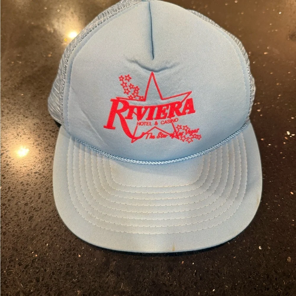 Riviera Hotel & Casino Blue Trucker Hat